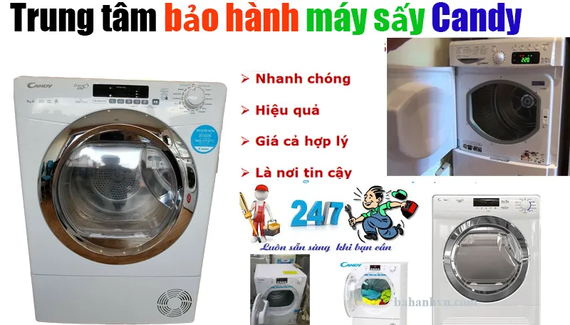 trung tâm bảo hành máy sấy Candy tại hà nội