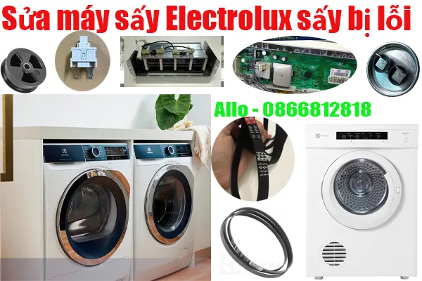 sửa máy sấy quần áo Electrolux bị lỗi tại hà nội