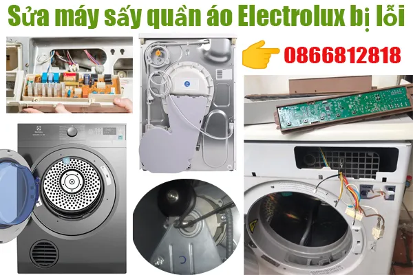 sửa máy sấy quần áo Electrolux bị lỗi tại hà nội