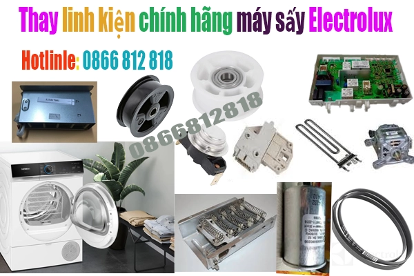 sửa máy sấy electrolux bị kêu to khi sấy