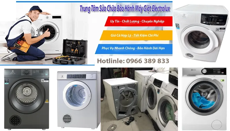 sửa máy sấy quần áo Electrolux sấy không khô tại hà nội