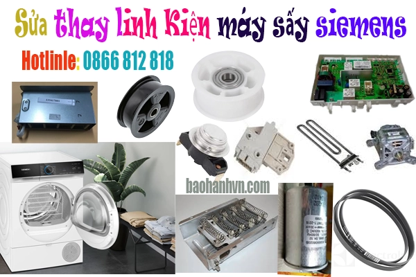 trung tâm bảo hành máy sấy quần áo Siemens