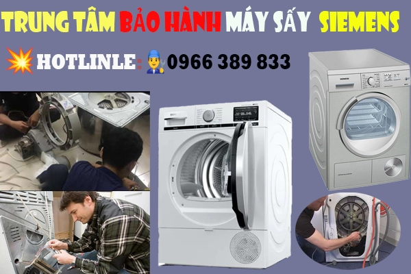 trung tâm bảo hành máy sấy quần áo Siemens