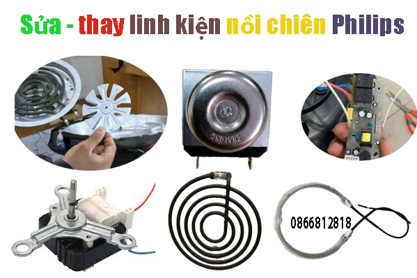 sửa chữa nồi chiên không dầu Philips tại hà nội