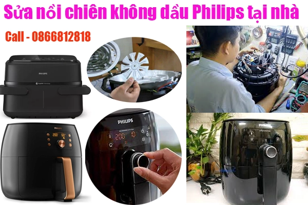sửa nồi chiên không dầu Philips tại nhà