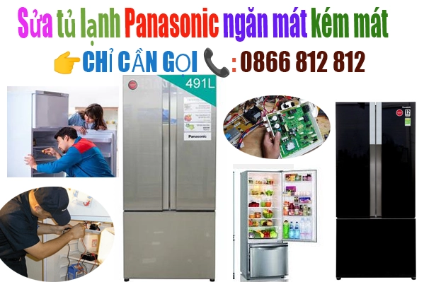 sửa tủ lạnh panasonic ngăn mát không mát 