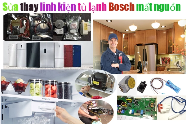 sửa tủ lạnh Bosch không có điện vào tủ tại nhà