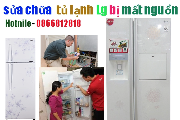 sửa tủ lạnh Lg bị mất nguồn tại Hà Nội