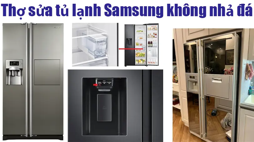 Sửa Tủ Lạnh Samsung Không Rơi Đá Tự Động Tại Nhà
