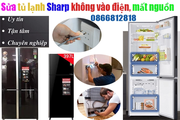 sửa tủ lạnh Sharp không vào điện tại Hà Nội