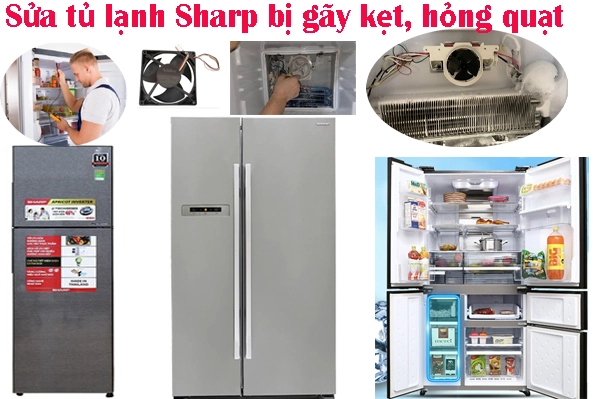 Tủ lạnh Sharp quạt không chạy