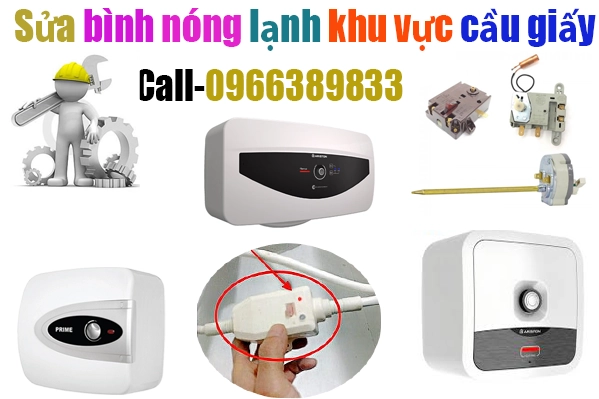 sửa bình nóng lạnh tại khu vực cầu giấy hà nội