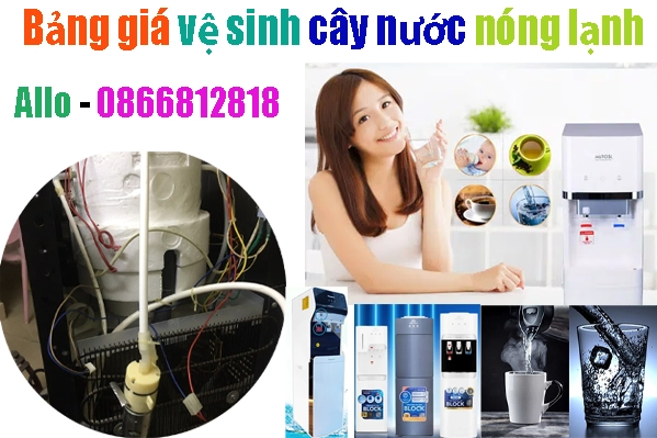 giá vệ sinh cây nước nóng lạnh tại hà nội