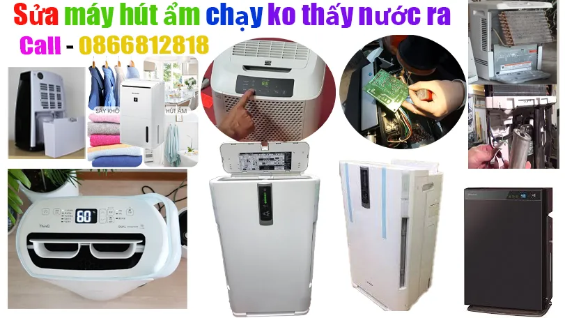 Sửa Máy Hút Ẩm Chạy Không Ra Nước Tại Nhà Khách