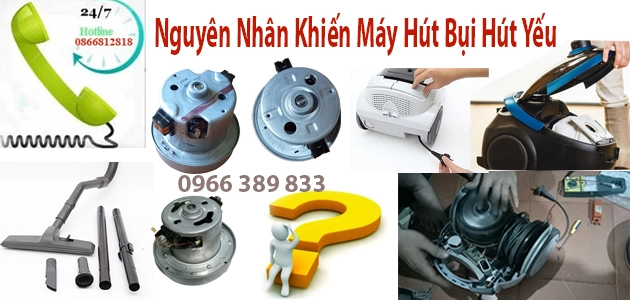 tho sua may hut bui khong hut đuoc hut kem tai ha noi