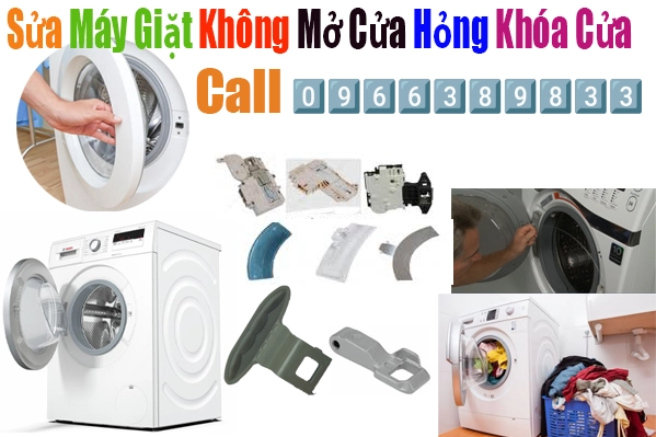 sửa máy giặt bị hỏng khóa cửa tay năm cửa tại hà nội