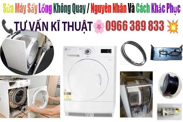 sửa máy sấy không quay lồng tại hà nội