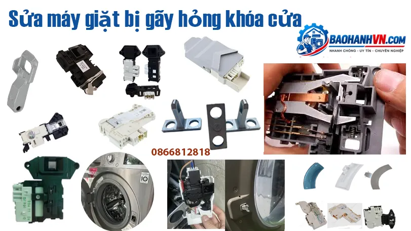 Thay các loại khóa cửa chốt cửa máy giặt tại hà nội