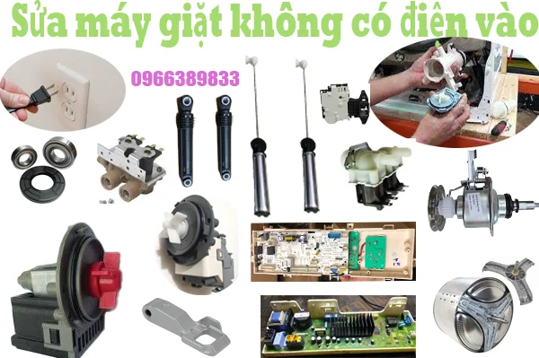 sửa máy giặt không vào điện không hoạt động tại Hà Nội