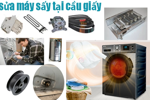 Sửa máy sấy quần áo tại Cầu Giấy