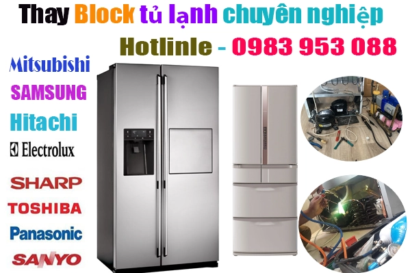 thay block tủ lạnh bị chết tại hà nội