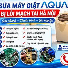 Sửa Máy Giặt Aqua Bị Lỗi Mạch Tại Hà Nội
