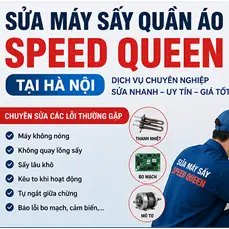 Sửa Máy Sấy Quần Áo Speed Queen Tại Hà Nội